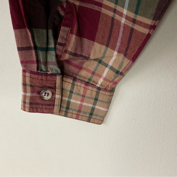 Susan Bristol Vintage Cotton Plaid Button Down Shirt Size 8 - Picture 5 of 7